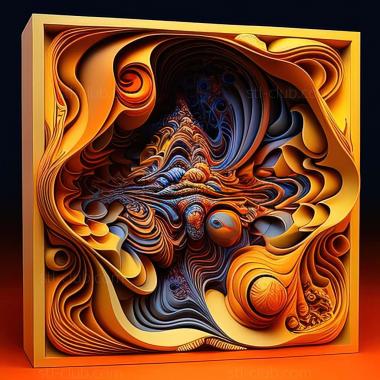 3D model psychedelic (STL)